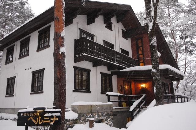 Pension Belnina Hakuba Exteriör bild